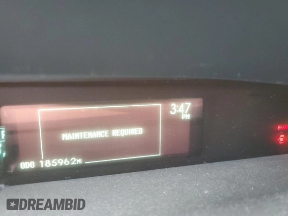 2012 Toyota Prius One with VIN JTDKN3DU4C5463663, listed as a Copart auction lot 53476965 with 185,962 mi miles and Salvage Title. Bid and sale history available at DreamBid. Image 9.