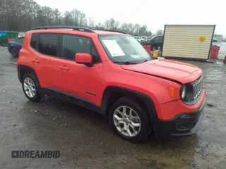 2017 Jeep Renegade Latitude with VIN ZACCJABB0HPG31271, listed as a IAAI auction lot 41567880 with 86,746 mi miles. Bid and sale history available at carsss.com. Image 1.