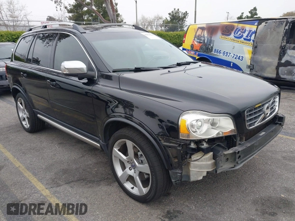 2012 Volvo XC90 I6 R-Design with VIN YV4952CF2C1609011, listed as a IAAI auction lot 41879200 with 161,665 mi miles. Bid and sale history available at carsss.com. Image 1.