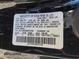 2013 Infiniti G37 with VIN JN1CV6FE4DM772765, listed as a Copart auction lot 49946645 with 112,008 mi miles and Salvage Title. Bid and sale history available at carsss.com. Image 12.