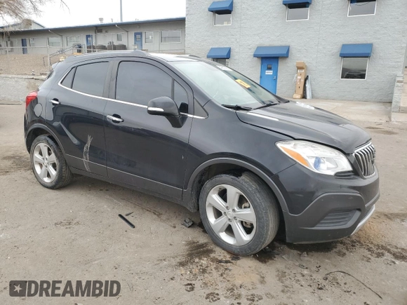 2016 Buick Encore with VIN KL4CJESB4GB637701, listed as a Copart auction lot 46697865 with 138,848 mi miles and Salvage Title. Bid and sale history available at DreamBid. Image 4.