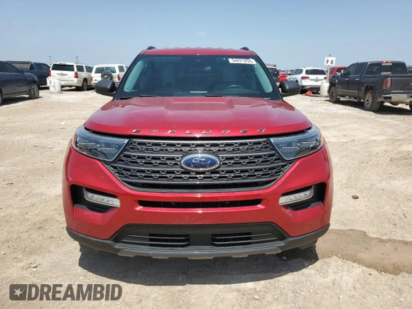 2021 Ford Explorer XLT with VIN 1FMSK7DH7MGA83088, listed as a Copart auction lot 54221255 with 107,489 mi miles and Clean Title. Bid and sale history available at carsss.com. Image 5.