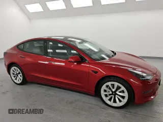 2022 Tesla Model 3 Long Range z VIN 5YJ3E1EBXNF291047, wystawiony jako Copart lot #59389825 z przebiegiem 103 980 mil mil oraz Czysty tytuł • Clean title. Historia ofert i sprzedaży dostępna na DreamBid. Obrazek 4.