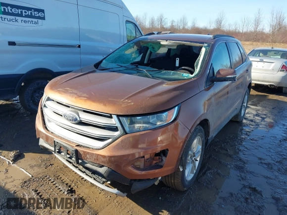 2017 Ford Edge SEL with VIN 2FMPK4J88HBB50397, listed as a IAAI auction lot 41748770 with 95,300 mi miles. Bid and sale history available at carsss.com. Image 18.