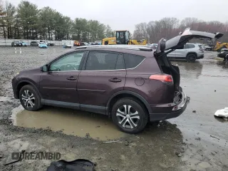 2018 Toyota RAV4 LE with VIN 2T3BFREV6JW737751, listed as a Copart auction lot 49123855 with 92,642 mi miles and Salvage Title. Bid and sale history available at DreamBid. Image 2.