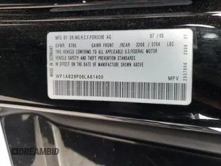 2006 Porsche Cayenne S with VIN WP1AB29P06LA61400, listed as a Copart auction lot 68740564 with 129,491 mi miles and Salvage Title. Bid and sale history available at carsss.com. Image 13.