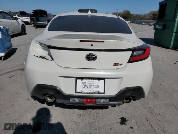 2024 Toyota GR86 Premium with VIN JF1ZNBE17R9752802, listed as a Copart auction lot 77409704 with 2,156 mi miles and Salvage Title. Bid and sale history available at carsss.com. Image 6.