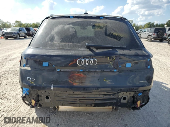 2021 Audi Q7 Premium with VIN WA1AJAF78MD018962, listed as a Copart auction lot 77936954 with 39,006 mi miles and Salvage Title. Bid and sale history available at carsss.com. Image 6.