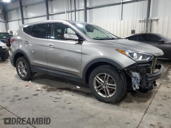 2017 Hyundai Santa Fe 2.4L z VIN 5XYZTDLB4HG440926, wystawiony jako Copart lot #54993155 z przebiegiem 171 724 mil mil oraz Szkoda całkowita • Salvage title. Historia ofert i sprzedaży dostępna na DreamBid. Obrazek 4.
