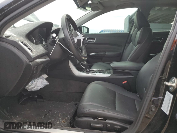 2019 Acura TLX with VIN 19UUB1F34KA003839, listed as a Copart auction lot 46696995 with 0 mi miles and Non Repairable. Bid and sale history available at carsss.com. Image 7.