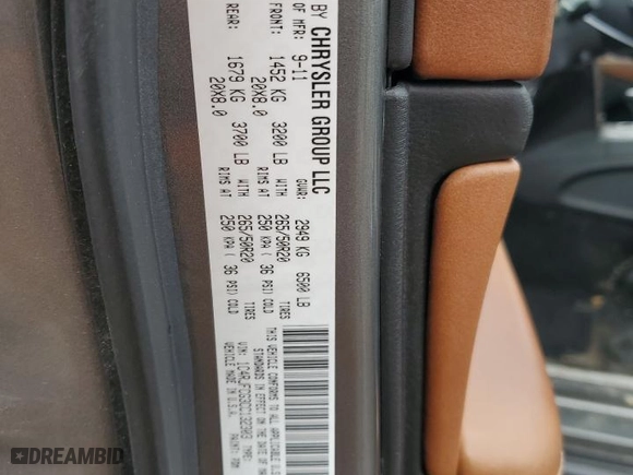 2012 Jeep Grand Cherokee Overland with VIN 1C4RJFCG3CC132303, listed as a Copart auction lot 47980335 with 113,598 mi miles and Salvage Title. Bid and sale history available at carsss.com. Image 15.