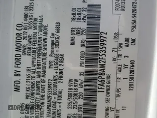 2015 Ford Mustang V6 z VIN 1FA6P8AM2F5359972, wystawiony jako Copart lot #52118485 z przebiegiem 130 957 mil mil oraz Szkoda całkowita • Salvage title. Historia ofert i sprzedaży dostępna na DreamBid. Obrazek 14.