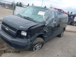 2016 Chevrolet Express Cargo Van with VIN 1GCWGAFGXG1260362, listed as a IAAI auction lot 41813990 with 141,741 mi miles. Bid and sale history available at carsss.com. Image 16.