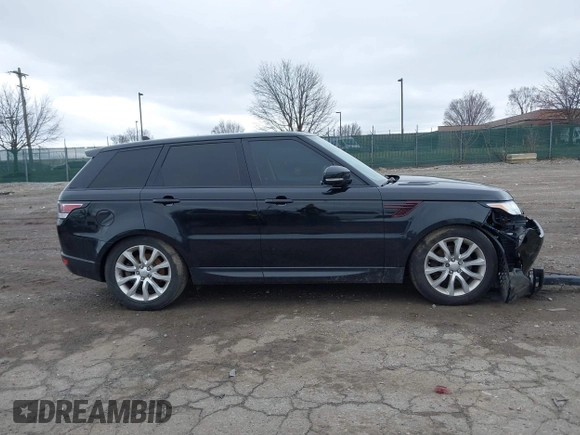 2015 Land Rover Range Rover Sport HSE with VIN SALWR2VF6FA621599, listed as a IAAI auction lot 41804273 with 9,976 mi miles. Bid and sale history available at carsss.com. Image 12.