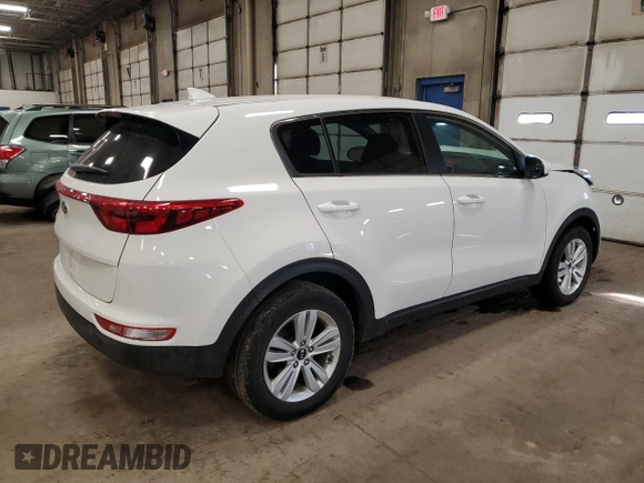 2019 Kia Sportage LX with VIN KNDPM3AC2K7568662, listed as a Copart auction lot 48356255 with 26,217 mi miles and Salvage Title. Bid and sale history available at carsss.com. Image 3.
