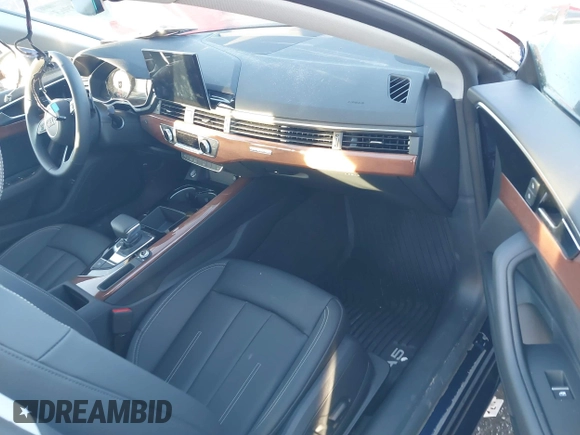 2023 Audi A5 Sportback Premium z VIN WAUABCF58PA032618, wystawiony jako IAAI lot #41048963 z przebiegiem 2 740 mil mil oraz . Historia ofert i sprzedaży dostępna na DreamBid. Obrazek 5.