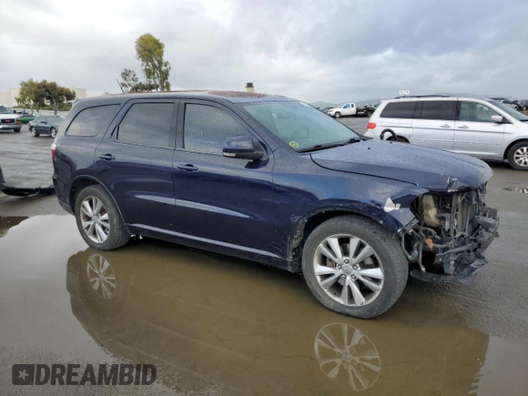 2012 Dodge Durango R/T with VIN 1C4SDHCT6CC204676, listed as a Copart auction lot 51338545 with 155,812 mi miles and Salvage title. Bid and sale history available at DreamBid. Image 4.