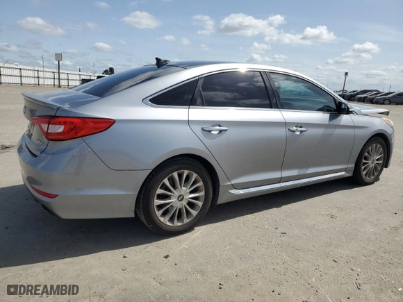 2015 Hyundai Sonata 2.4L Limited with VIN 5NPE34AF3FH024764, listed as a Copart auction lot 50980725 with 163,846 mi miles and Salvage Title. Bid and sale history available at carsss.com. Image 3.
