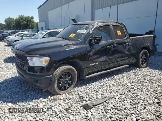 2022 Ram 1500 Big Horn z VIN 1C6RREBT1NN201523, wystawiony jako Copart lot #53608735 z przebiegiem 57 123 mil mil oraz Nie do naprawy • Non repairable. Historia ofert i sprzedaży dostępna na DreamBid. Obrazek 1.