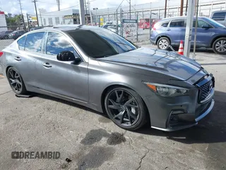 2015 Infiniti Q50 Premium with VIN JN1BV7AP1FM330183, listed as a IAAI auction lot 41788224 with 139,818 mi miles. Bid and sale history available at carsss.com. Image 1.
