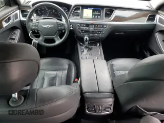 2017 Genesis G80 3.8L with VIN KMHGN4JE8HU209942, listed as a Copart auction lot 66025424 with 68,256 mi miles and Salvage Title. Bid and sale history available at carsss.com. Image 8.