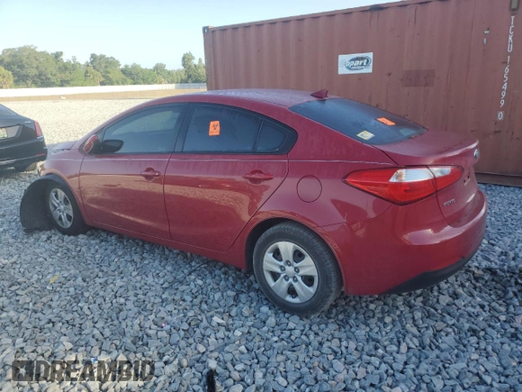 2016 Kia Forte LX with VIN KNAFK4A69G5551181, listed as a Copart auction lot 54341515 with 17,275 mi miles and Clean Title. Bid and sale history available at carsss.com. Image 2.
