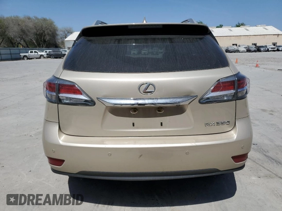 2015 Lexus RX 350 with VIN 2T2ZK1BA1FC174618, listed as a Copart auction lot 49396185 with 57,217 mi miles and Salvage Title. Bid and sale history available at carsss.com. Image 6.