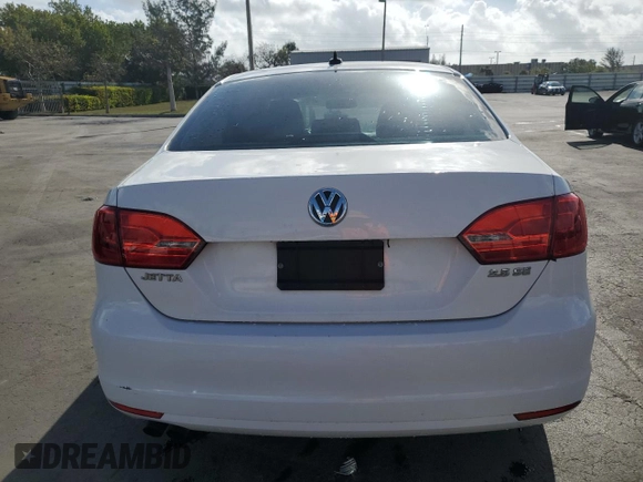 2011 Volkswagen Jetta SE with VIN 3VWDX7AJ0BM322566, listed as a Copart auction lot 51536505 with 143,266 mi miles and Salvage title. Bid and sale history available at DreamBid. Image 6.