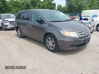 2013 Honda Odyssey EX-L с VIN 5FNRL5H63DB019055, выставлен на аукционе IAAI как лот 42411027 с пробегом 169 636 миль миль и . История ставок и продаж доступна на DreamBid. Изображение 1.
