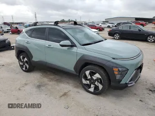 2025 Hyundai Kona Limited with VIN KM8HECA30SU187634, listed as a Copart auction lot 51677775 with 2,698 mi miles and Salvage Title. Bid and sale history available at DreamBid. Image 4.