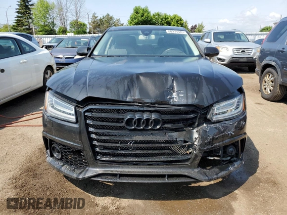 2017 Audi A8 with VIN WAUJ4AFD2HN001445, listed as a Copart auction lot 60271945 with 27,273 mi miles and Salvage title. Bid and sale history available at DreamBid. Image 5.