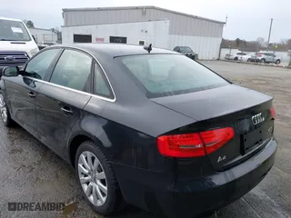 2013 Audi A4 Premium with VIN WAUBFAFL4DN017646, listed as a IAAI auction lot 41732371 with 152,330 mi miles. Bid and sale history available at carsss.com. Image 3.