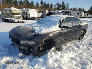 2018 Dodge Charger Police with VIN 2C3CDXKTXJH301247, listed as a Copart auction lot 80676634 with Not Provided miles and Salvage Title. Bid and sale history available at carsss.com. Image 1.