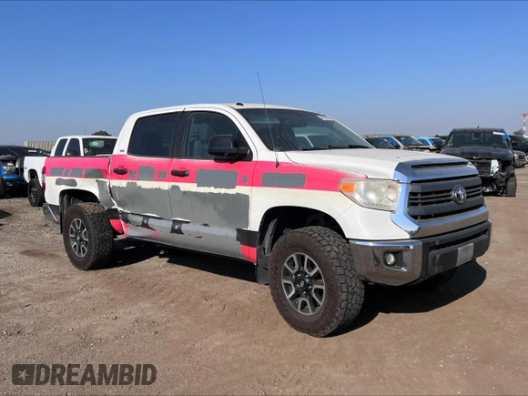 2015 Toyota Tundra 4WD Truck SR5 with VIN 5TFDY5F1XFX460998, listed as a Copart auction lot 84963964 with 194,044 mi miles and Salvage Title. Bid and sale history available at carsss.com. Image 4.