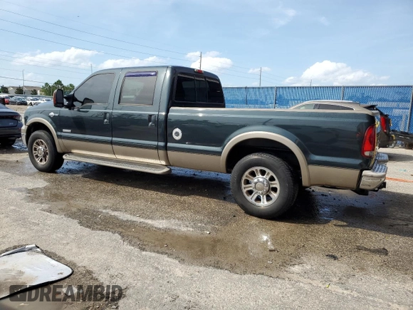 2005 Ford F-250 XL with VIN 1FTSW20P55EB47165, listed as a Copart auction lot 73633324 with Not Provided miles and Non Repairable. Bid and sale history available at DreamBid. Image 2.