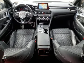 2020 Genesis G70 3.3T with VIN KMTG34LE5LU049746, listed as a Copart auction lot 59583214 with 35,704 mi miles and Salvage Title. Bid and sale history available at carsss.com. Image 8.