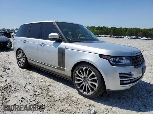 2015 Land Rover Range Rover HSE with VIN SALGS2VFXFA225880, listed as a Copart auction lot 52421555 with Not provided miles and Clean title. Bid and sale history available at DreamBid. Image 4.