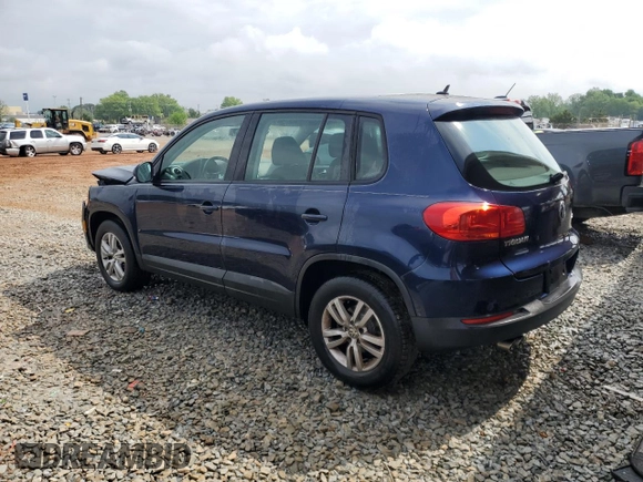 2013 Volkswagen Tiguan S with VIN WVGAV3AX6DW621714, listed as a Copart auction lot 54730565 with 121,257 mi miles and Salvage title. Bid and sale history available at DreamBid. Image 2.