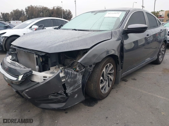 2018 Honda Civic Sedan EX with VIN 2HGFC2F72JH505604, listed as a IAAI auction lot 41722472 with 62,000 mi miles. Bid and sale history available at carsss.com. Image 18.