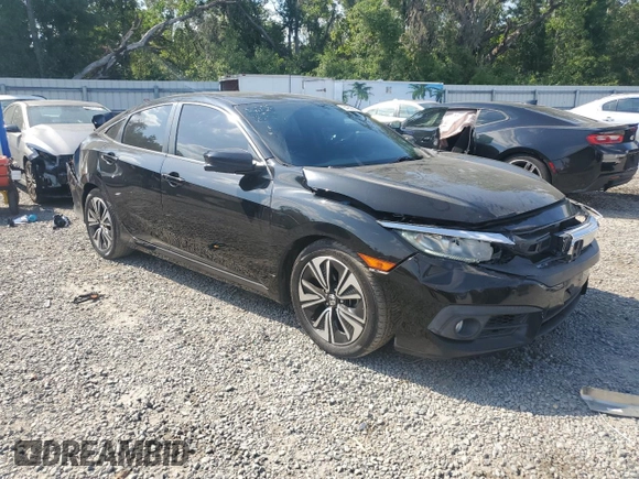 2017 Honda Civic Sedan EX-T with VIN 19XFC1F33HE015779, listed as a Copart auction lot 54258775 with 77,744 mi miles and Non Repairable. Bid and sale history available at carsss.com. Image 4.