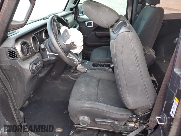 2018 Jeep Wrangler Sport with VIN 1C4GJXAGXJW276202, listed as a Copart auction lot 50033625 with 67,347 mi miles and Salvage Title. Bid and sale history available at DreamBid. Image 7.