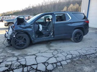 2019 Chevrolet Traverse LT Cloth with VIN 1GNEVGKW0KJ155198, listed as a Copart auction lot 44149845 with 0 mi miles and Salvage Title. Bid and sale history available at carsss.com. Image 1.