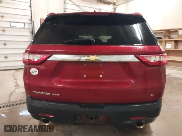 2019 Chevrolet Traverse LT Cloth z VIN 1GNEVGKW8KJ155191, wystawiony jako IAAI lot #41711343 z przebiegiem 202 711 mil mil oraz . Historia ofert i sprzedaży dostępna na DreamBid. Obrazek 16.