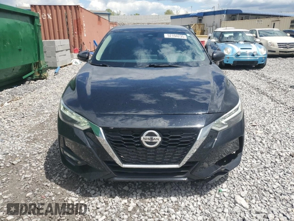 2021 Nissan Sentra SR with VIN 3N1AB8DV5MY229503, listed as a Copart auction lot 52194235 with 84,726 mi miles and Salvage Title. Bid and sale history available at carsss.com. Image 5.