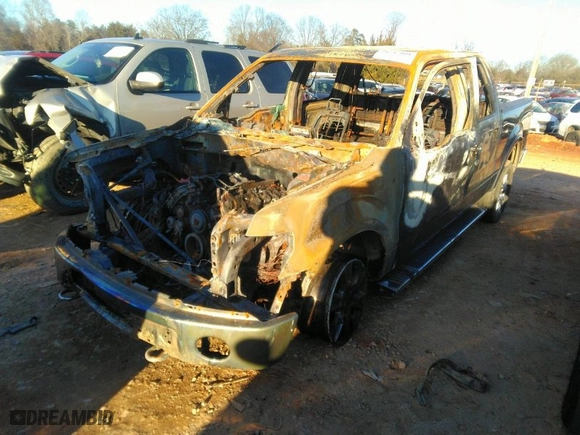 2013 Ford F-150 XL with VIN 1FTFW1EF2DKD80142, listed as a IAAI auction lot 41247001 with 1 mi miles. Bid and sale history available at carsss.com. Image 2.