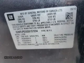 2013 Chevrolet Equinox LT with VIN 2GNFLPE35D6157234, listed as a Copart auction lot 84346324 with 256,831 mi miles and Clean Title. Bid and sale history available at DreamBid. Image 13.