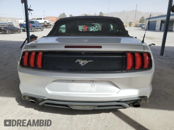 2018 Ford Mustang EcoBoost Premium with VIN 1FATP8UH2J5110176, listed as a Copart auction lot 47392445 with 73,453 mi miles and Salvage Title. Bid and sale history available at carsss.com. Image 6.