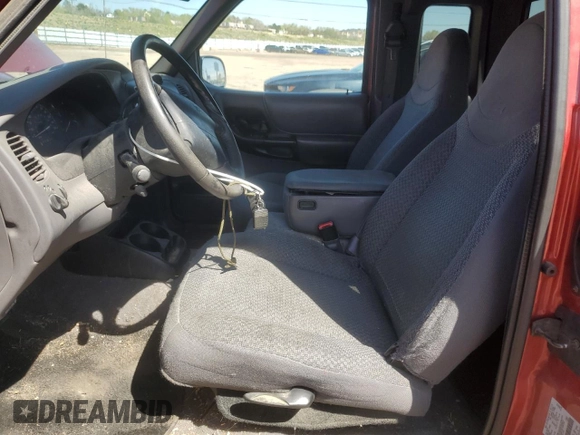 1999 Ford Ranger XL with VIN 1FTYR14V2XPC01324, listed as a Copart auction lot 52988155 with 174,461 mi miles and Clean Title. Bid and sale history available at carsss.com. Image 7.