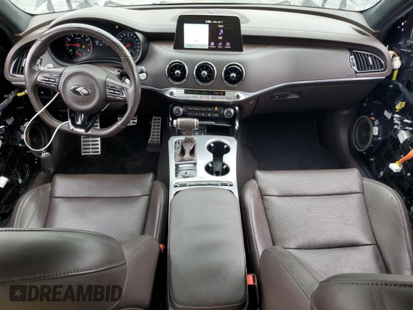 2020 Kia Stinger GT with VIN KNAE35LC5L6086551, listed as a Copart auction lot 51924835 with 67,619 mi miles and Salvage Title. Bid and sale history available at carsss.com. Image 8.