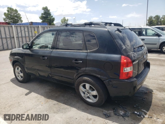 2006 Hyundai Tucson GL with VIN KM8JM12B66U342188, listed as a Copart auction lot 63140444 with 168,587 mi miles and Salvage Title. Bid and sale history available at carsss.com. Image 2.